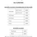 Receção a alunos e encarregados de educação - 11/09/2026
